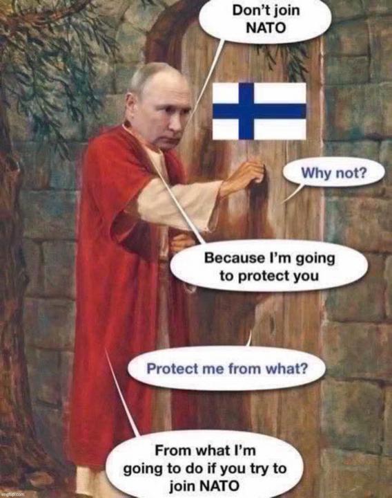 Vladimir Putin tells Finland don’t join NATO